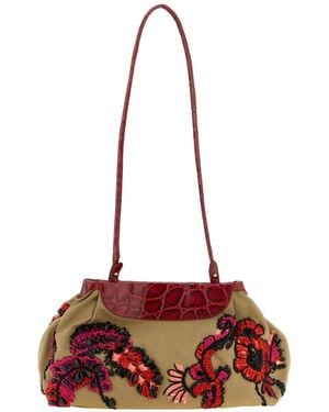 Dries Van Noten Embroidered Clutch Bag