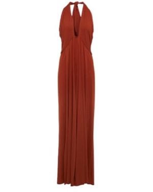 Johanna Ortiz Cacao Notes Jersey Jumpsuit - Red