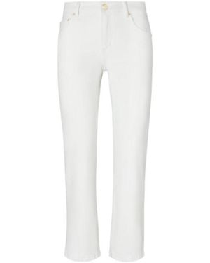 Tory Burch Kick Flared Jeans - White