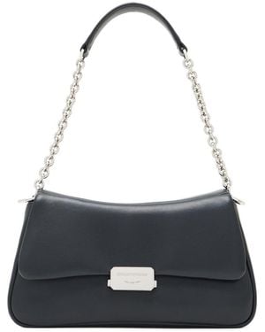 Emporio Armani Chain Tote Bag - Black