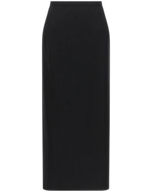 Magda Butrym Straight-Cut Skirt - Black