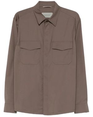 Canali Pocket Shirt - Brown