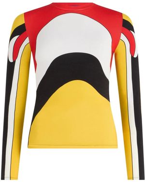 Jean Paul Gaultier Long-Sleeved Top - Orange