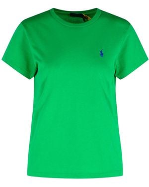 Ralph Lauren Polo Polo Pony Embroidered Crewneck T-Shirt - Green