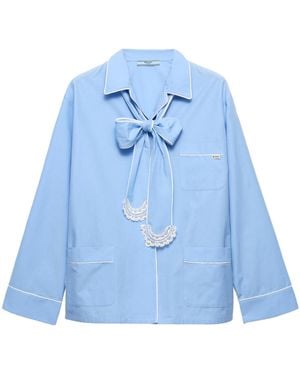 Prada Old Canvas Shirt - Blue