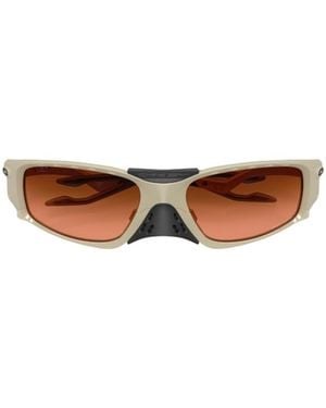 Oakley Plantaris Sq Logo-Detail Sunglasses - White