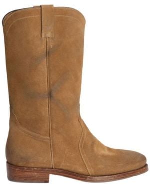 Jil Sander Suede Ankle Boots - Brown