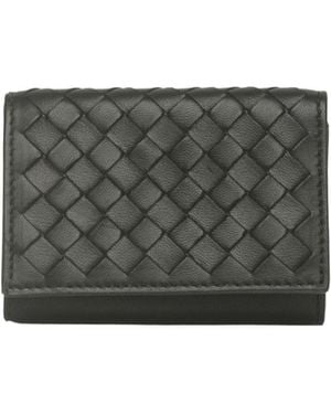 Bottega Veneta Weaving Wallet - Grey