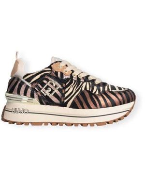Liu Jo Maxi Wonder 01 Lace-Up Sneakers - Multicolor