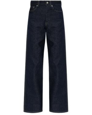 Dries Van Noten Jeans With Belt Loops - Blue