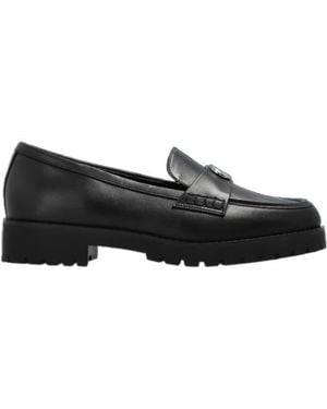 MICHAEL Michael Kors Round-Toe Loafers - Black