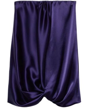 7 For All Mankind Strapless Mini Dress - Blue