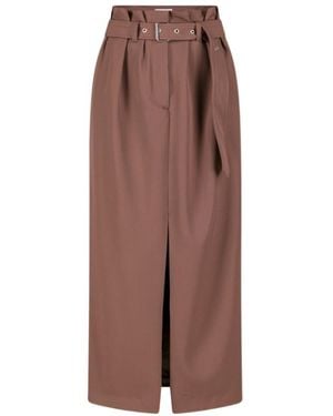 Dries Van Noten Seaches Skirt - Brown
