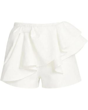 ShuShu/Tong Ruffled Mini Skirt - White