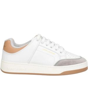 Saint Laurent Multi-Color Low-Top Casual Shoes - White