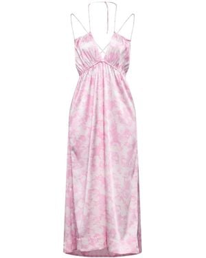 Ganni Midi Dresses - Pink