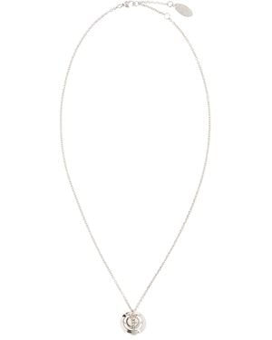 Vivienne Westwood Pearl Circle Necklace - White