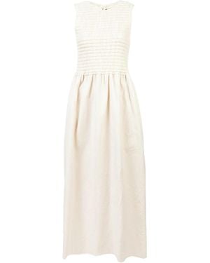 Uma Wang Sleeveless Dress - White
