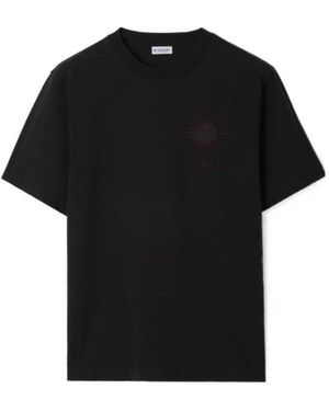 Burberry Sun Cotton T-Shirt - Black