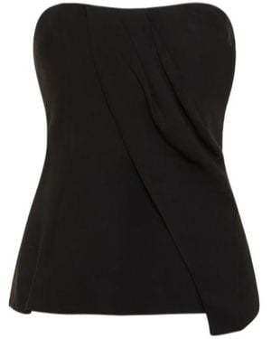 Anine Bing Strapless Blouse - Black