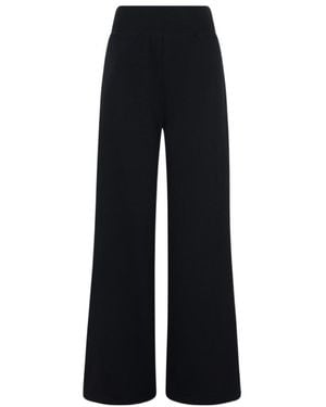 Repetto High-Waist Wide-Leg Track Trousers - Black