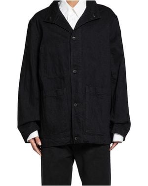 Studio Nicholson Cotton Shirt Jacket - Black