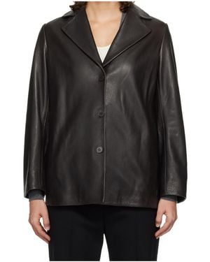 Nour Hammour Long-Sleeved Suit Jacket - Black