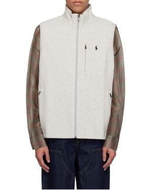 Polo Ralph Lauren Double-Knit Mock Neck Vest - Multicolor