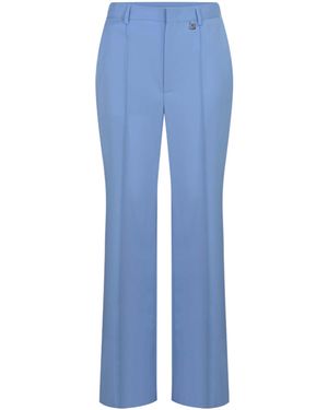 GIUSEPPE DI MORABITO Belted Wool Trousers - Blue