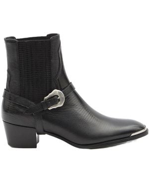 CELINE｜BOOTS (HECTOR CHELSEA BOOT (360903174C 38NO)) CELINE HECTOR CHELSEA BOOT IN SHINY CALFSKIN - BLACK | CELINE