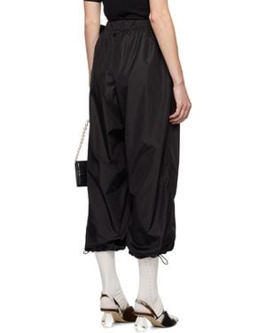 Simone Rocha Elastic Waist Sweatpants - Black