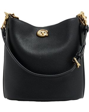 COACH Willow Soft Bucket Bag 19 - Black