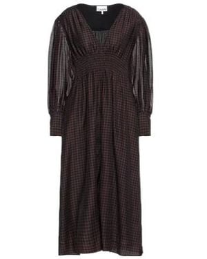 Ganni Midi Dresses - Black