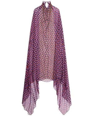 Dries Van Noten Polka Dot Dress - Purple
