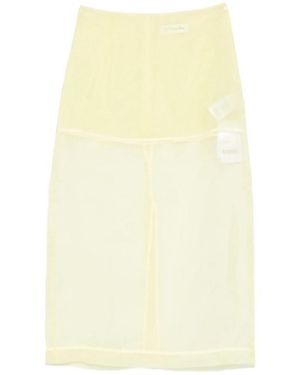 Frankie Shop Panelled Skirt - Yellow