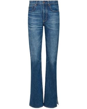 Chloé High Rise Straight Jeans - Blue
