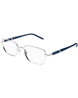 Montblanc Eyewear Rectangle Frame Glasses - White