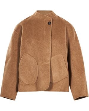 Soeur Windsor Long-Sleeved Coat - Brown