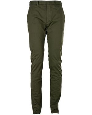 ZEGNA Belt-Loop Casual Pants - Green