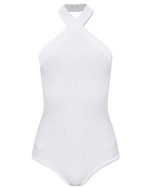 Balmain Sleeveless Bodysuit - White