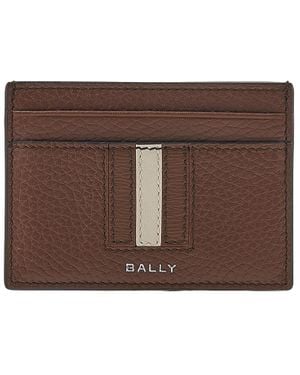 Bally Rectangular Clip - Brown