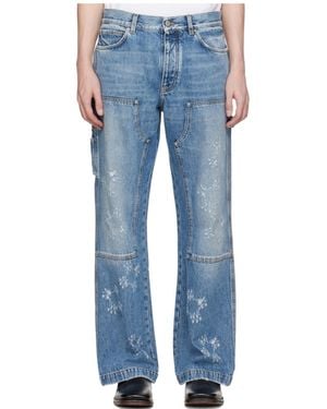 Amiri Workwear Jeans With Belt Loops - Blue