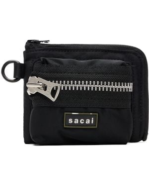 Sacai Pocket Fragment Zippered Storage Bag - Green