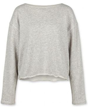 American Vintage Kodytown Cropped Sweatshirt - Grey