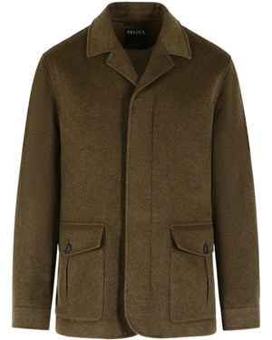ZEGNA 'Elements Oasi' Cashmere Jacket - Green