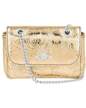 Vivienne Westwood Flap Shoulder Bag - Metallic