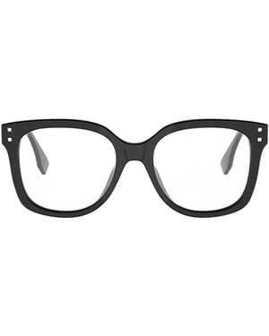 Fendi Eyewear Square Frame Glasses - White