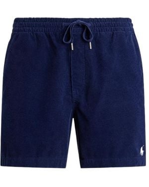 Polo Ralph Lauren Logo-Embroidered Short - Blue