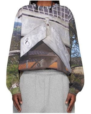 STEFAN COOKE Country View Long-Sleeve T-Shirt - Gray