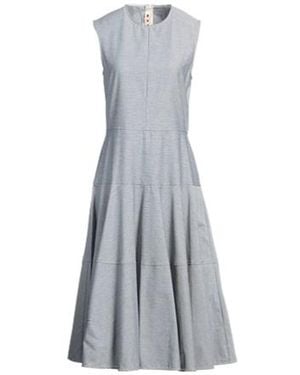 Marni Light Midi Dress Cotton - Grey